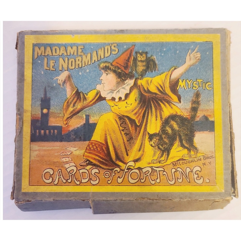 Antique 1850's Madame Le Normand's Mystic‎ Cards Of Fortune McLoughlin Bros NY